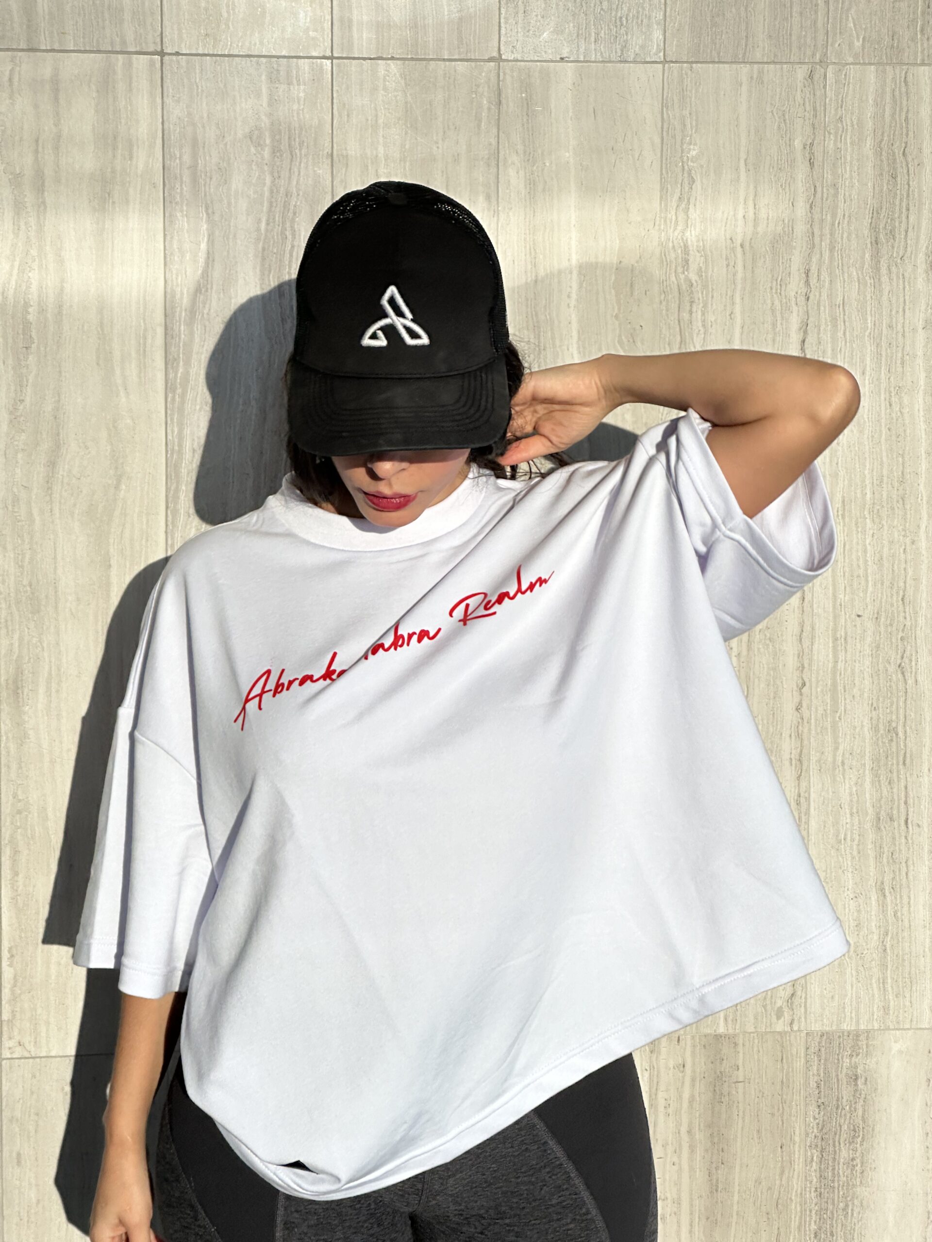 OVERSIZE ABRAKADABRA REALM WHITE view 6