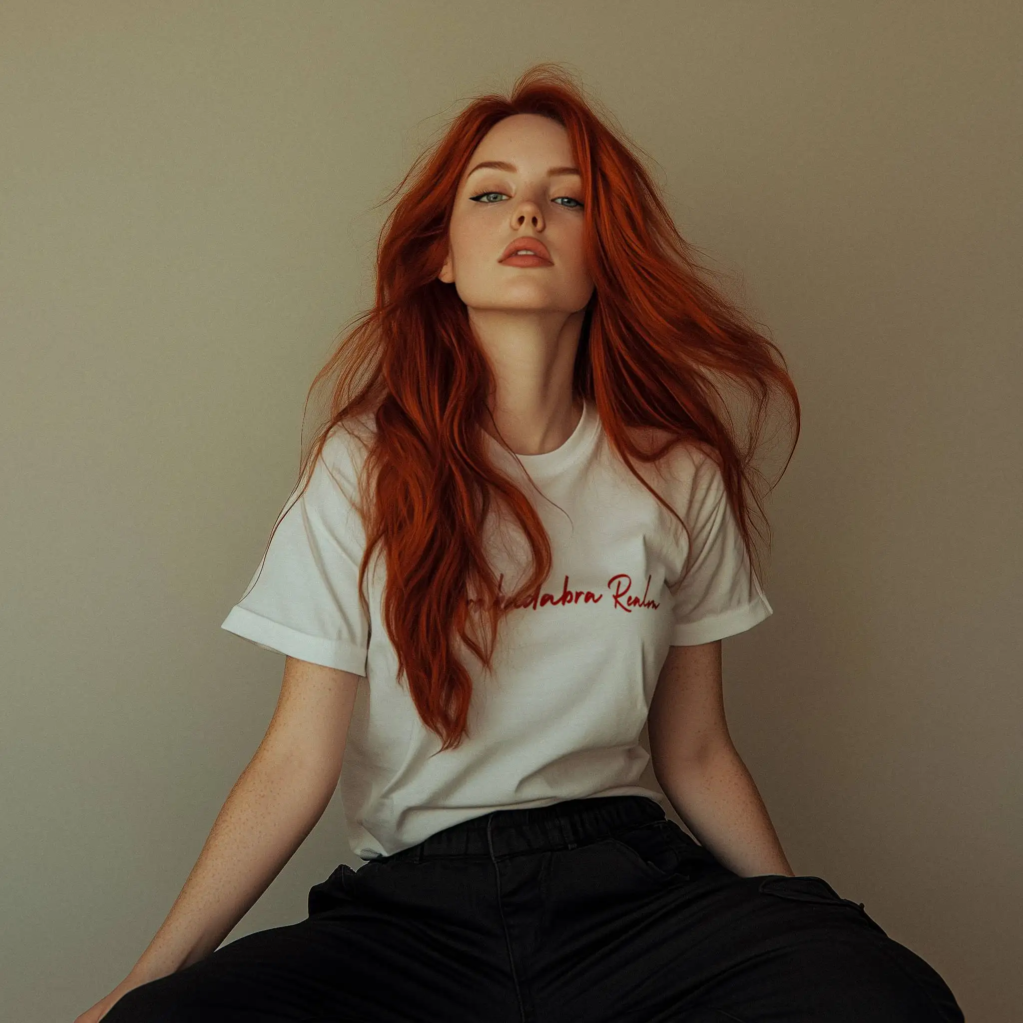 OVERSIZE ABRAKADABRA REALM WHITE