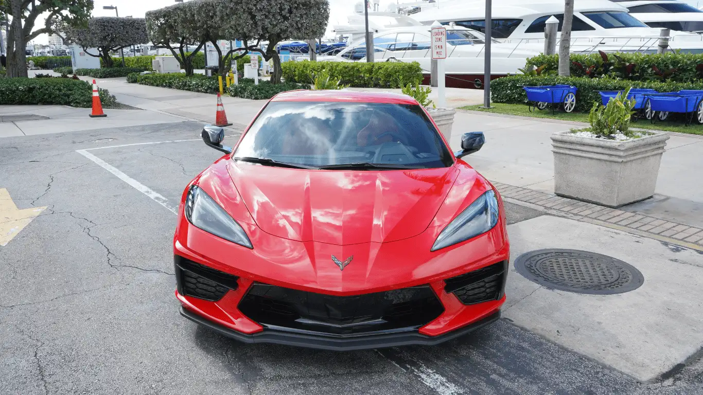 CORVETTE C8 2024 RED - Dashboard