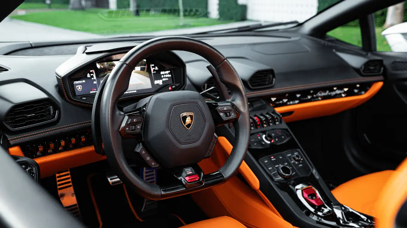 LAMBORGHINI HURACAN WHITE - Dashboard