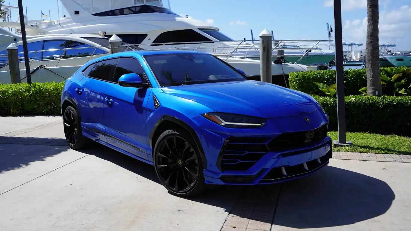 LAMBORGHINI URUS BLUE - Dashboard